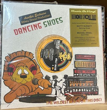 DREAD, MICKEY/WATTY BURNETT/MICHAEL ISRA - DANCIN' SHOES/DON'T HIDE: COLOURED VINYL - 10