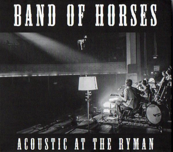 BAND OF HORSES - ACOUSTIC AT THE RYMAN - CD