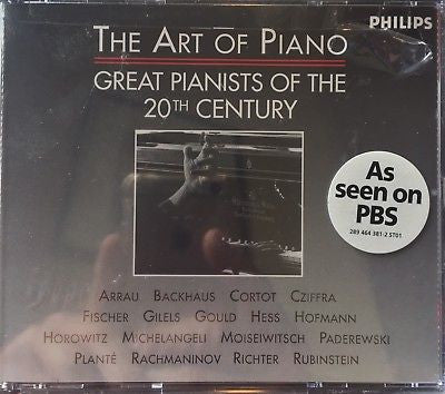 VARIOUS - ART OF THE PIANO - CD