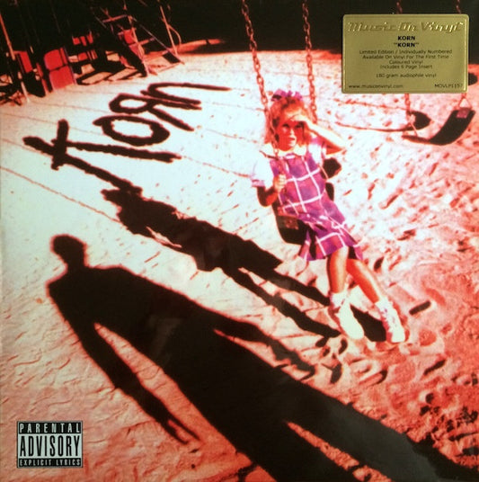 KORN - KORN : 2LP 180 GRAM AUDIOPHILE VINYL - LP