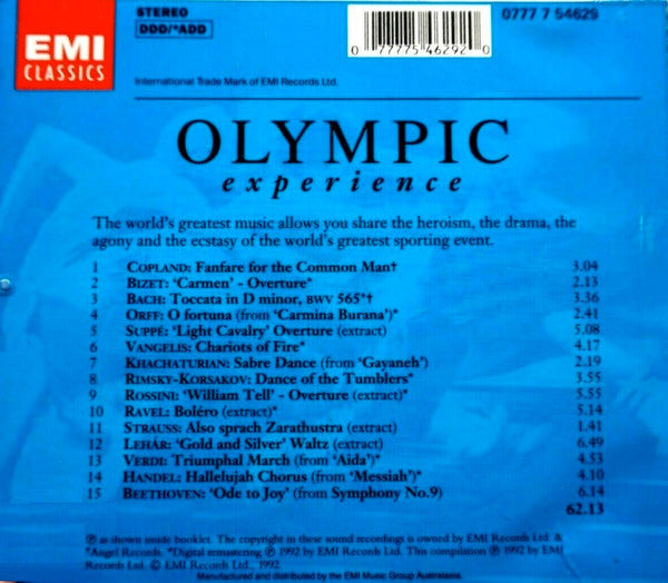 VARIOUS - OLYMPIC EXPERIENCE - CD