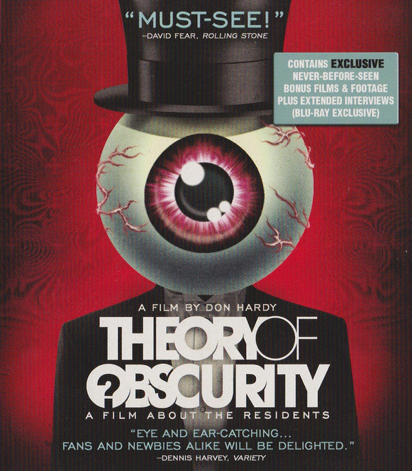RESIDENTS - THEORY OF OBSCURITY : BLU-RAY - BR