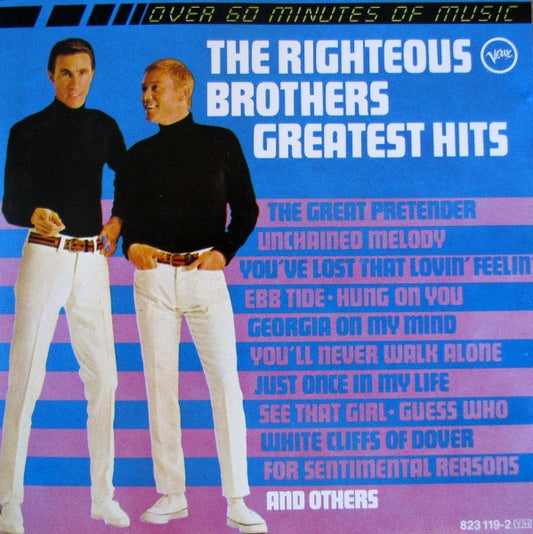 RIGHTEOUS BROTHERS - GREATEST HITS : WEST GERMAN - CD