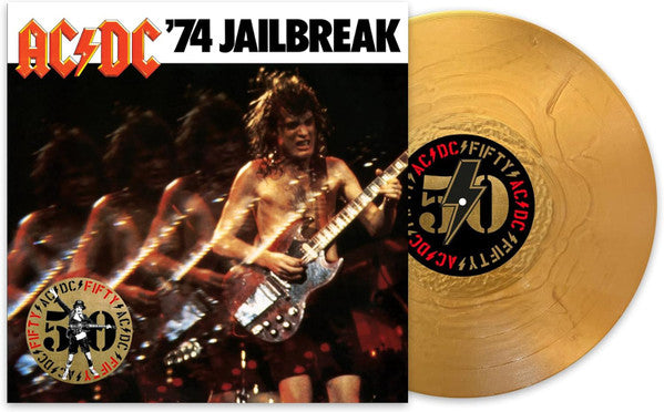 AC/DC - 74 JAILBREAK : GOLD VINYL - LP