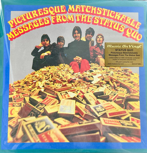 STATUS QUO - PICTURESQUE ... : STEREO (TURQUOISE) - LP