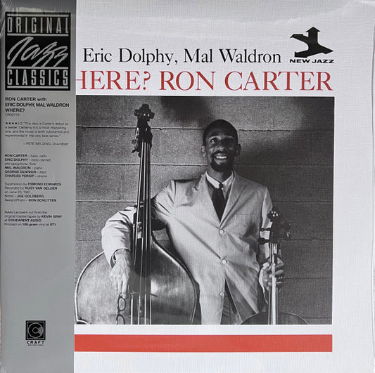 CARTER, RON - WHERE? : ALL-ANALOG (180-GRAM VINYL) - LP