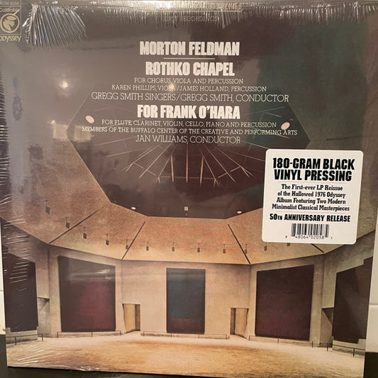FELDMAN, MORTON - ROTHKO CHAPEL/FOR FRANK O'HARA - LP