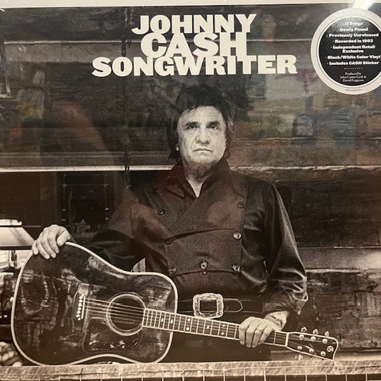 CASH, JOHNNY - SONGWRITER : BLACK/WHITE SPLATTER VINYL - LP