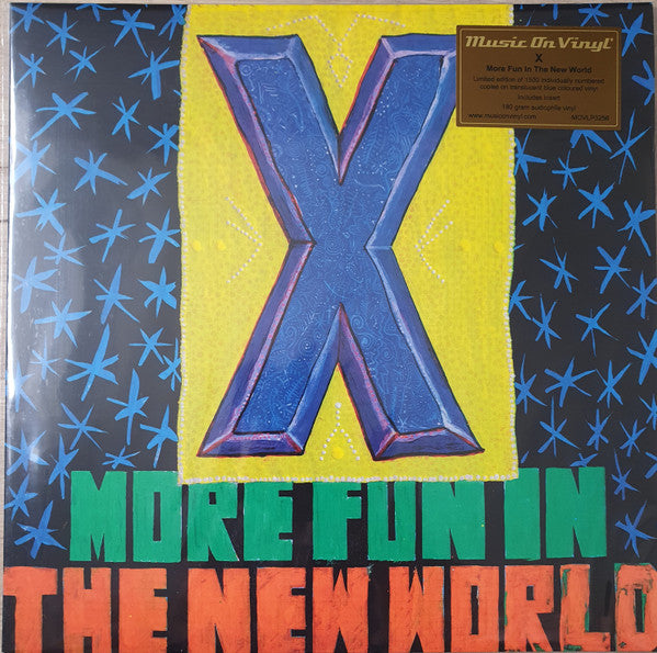 X - MORE FUN IN THE NEW WORLD : BLUE VINYL - LP