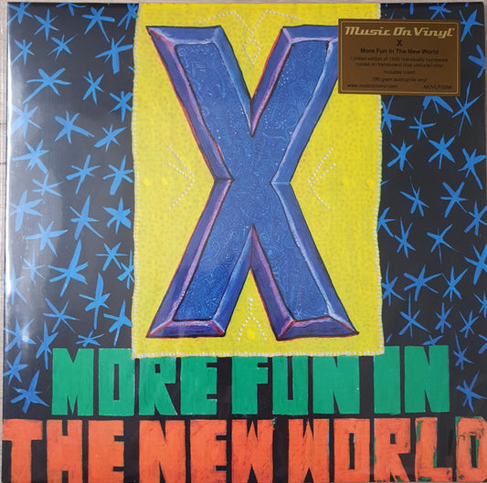 X - MORE FUN IN THE NEW WORLD : BLUE VINYL - LP