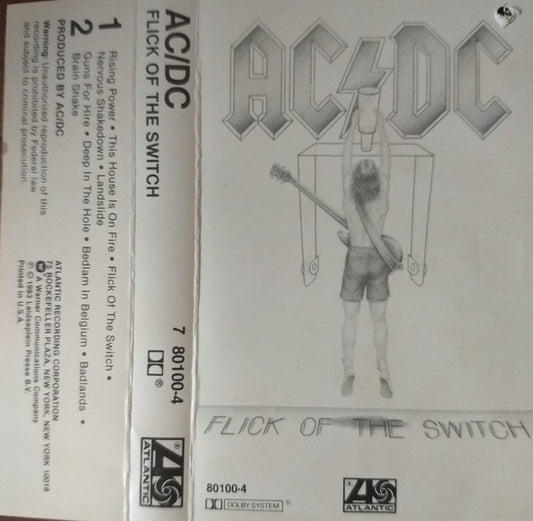 AC/DC - FLICK OF THE SWITCH (CASSETTE) - CS