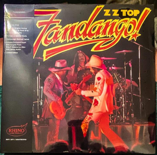 ZZ TOP - FANDANGO! : RHINO HIGH FIDELITY - LP