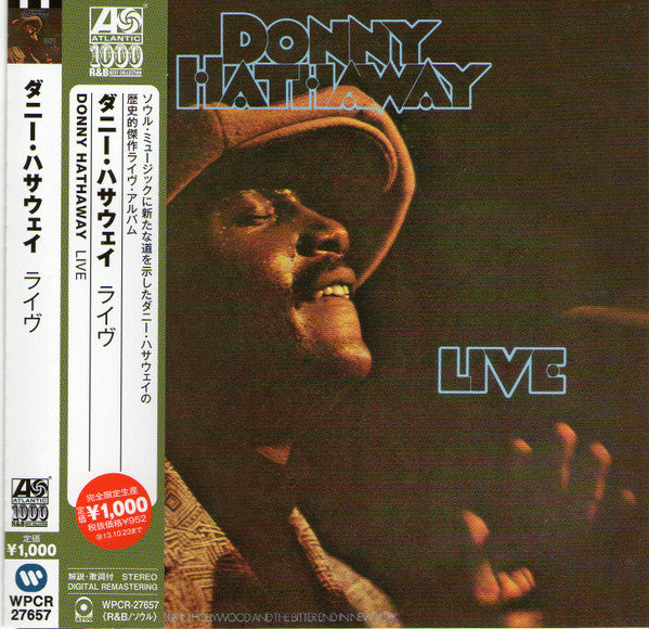 HATHAWAY, DONNY - LIVE (1972) : JAPANESE EDITION - CD