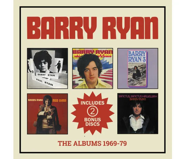 RYAN, BARRY - ALBUMS 1969-1979: 5CD SET - CD