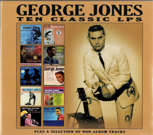 JONES, GEORGE - 10 CLASSIC LPS : 4CD SET - CD