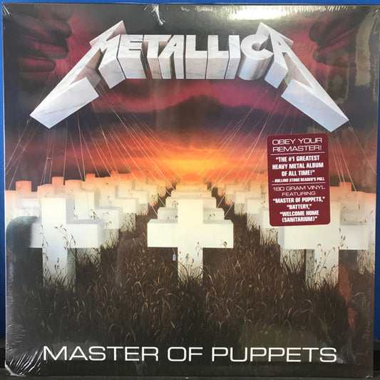 METALLICA - MASTER OF PUPPETS : REMASTERED - LP