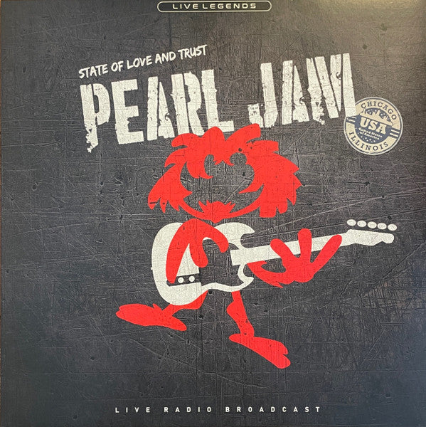 PEARL JAM - STATE OF LOVE & TRUST : LIVE (RED VINYL) - LP