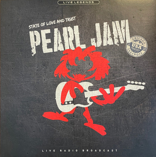 PEARL JAM - STATE OF LOVE & TRUST : LIVE (RED VINYL) - LP