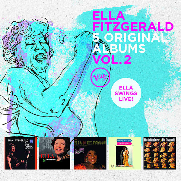 FITZGERALD, ELLA - 5 ORIGINAL ALBUMS VOL 2 : 5CD CARD SLEEV - CD
