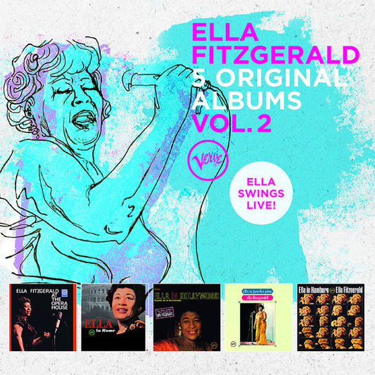 FITZGERALD, ELLA - 5 ORIGINAL ALBUMS VOL 2 : 5CD CARD SLEEV - CD