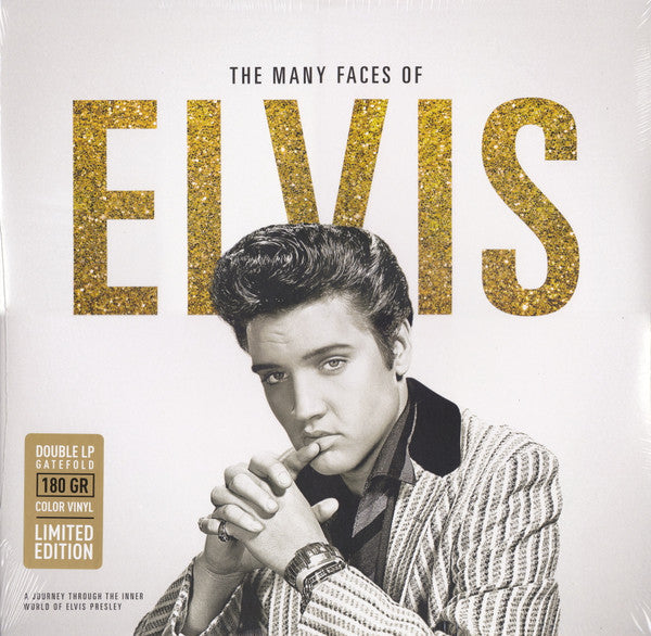 PRESLEY, ELVIS / VARIOUS - MANY FACES OF : 2LP WHITE VINYL - LP
