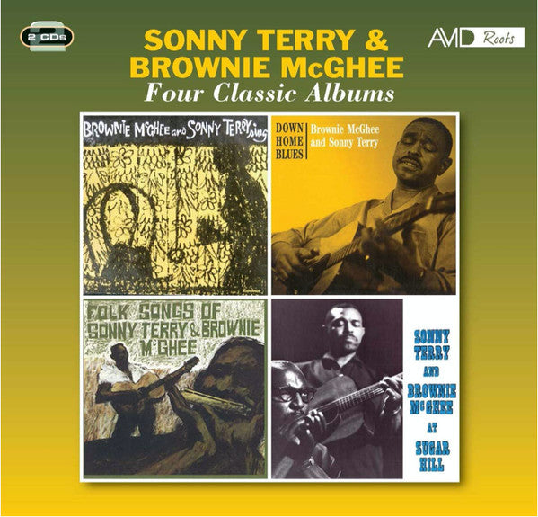 TERRY, SONNY & BROWNIE MCGHEE - FOUR CLASSIC ALBUMS : 2CD SET - CD