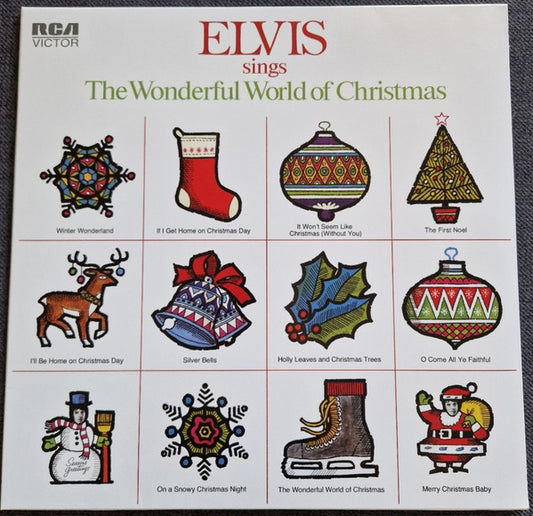 PRESLEY, ELVIS - ELVIS SINGS THE WONDERFUL WORLD OF XMAS - LP