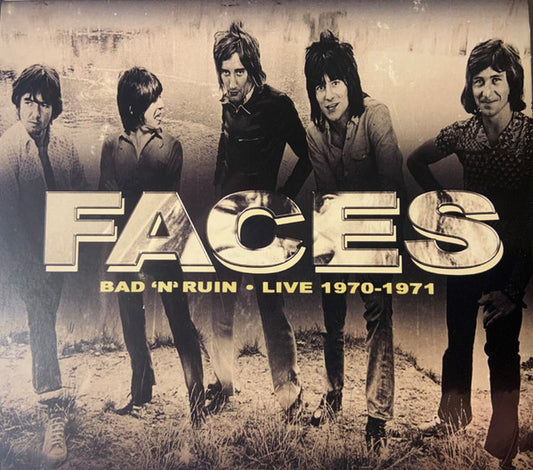 FACES - BAD 'N' RUIN LIVE 1970-1971 : 2CD SET - CD