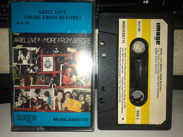ARIEL - ARIEL LIVE!!-MORE FROM BEFORE (CASSETTE) - CS
