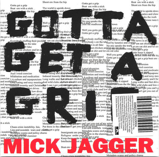 JAGGER, MICK - GOTTA GET A GRIP / ENGLAND LOST - CD