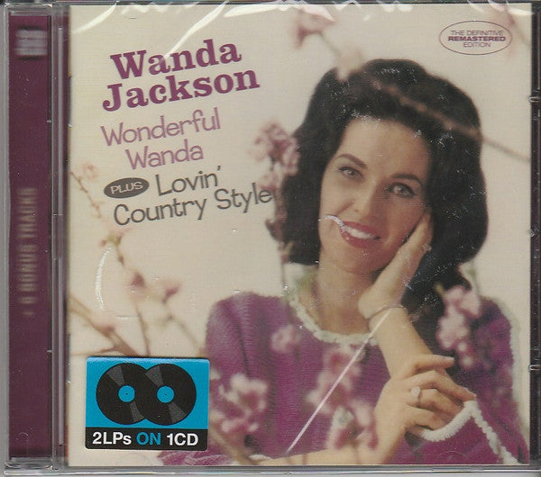 JACKSON, WANDA - WONDERFUL WANDA/LOVIN' COUNTRY STYLE - CD