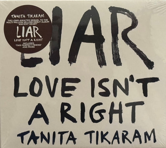 TIKARAM, TANITA - LIAR (LOVE ISN'T A RIGHT) - CD