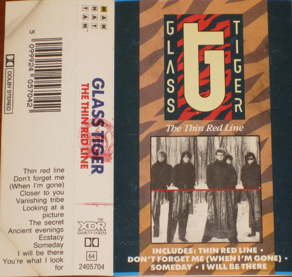 GLASS TIGER - THIN RED LINE (CASSETTE) - CS