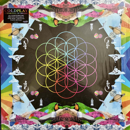 COLDPLAY - HEAD FULL OF DREAMS : CLEAR VINYL (2025) - LP