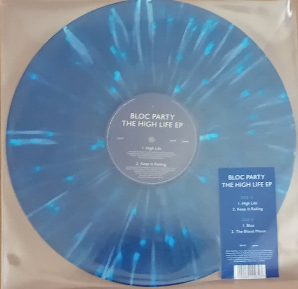 BLOC PARTY - HIGH LIFE : BLUE SPLATTER VINYL - LP