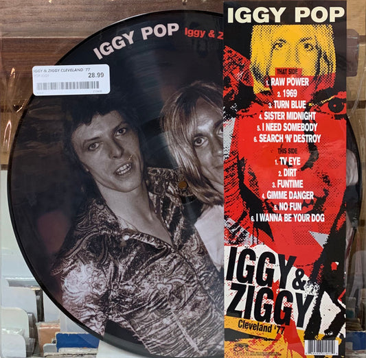 POP, IGGY - IGGY & ZIGGY: CLEVELAND 77 (SILVER/PINK) - LP