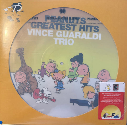 GUARALDI, VINCE - PEANUTS GREATEST HITS : PICTURE DISC - LP