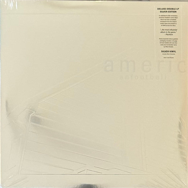AMERICAN FOOTBALL - AMERICAN FOOTBALL (1999) : SILVER 2LP - LP