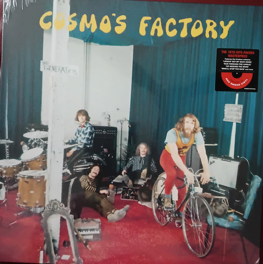 CREEDENCE CLEARWATER REVIVAL - COSMO'S FACTORY: RED SMOKE VINYL - LP