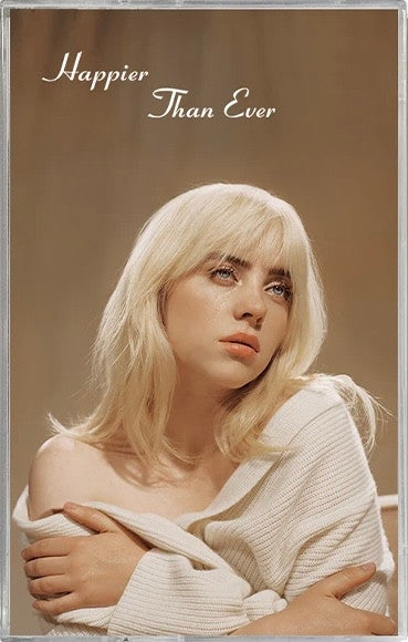 EILISH, BILLIE - HAPPIER THAN EVER : CASSETTE (GREY) - CS