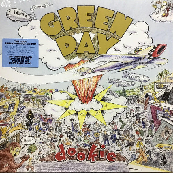 GREEN DAY - DOOKIE : BABY BLUE VINYL (2023 REISSUE) - LP
