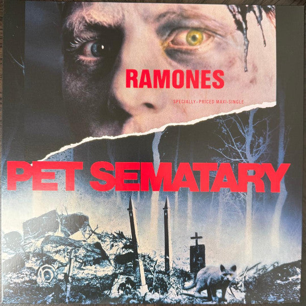 RAMONES - PET SEMATARY : TRANSPARENT RED VINYL - 12