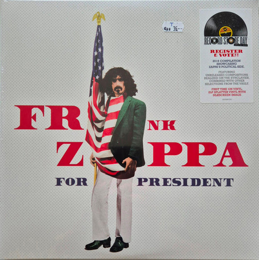 ZAPPA, FRANK - ZAPPA FOR PRESIDENT: SPLATTER VINYL 2LP - LP