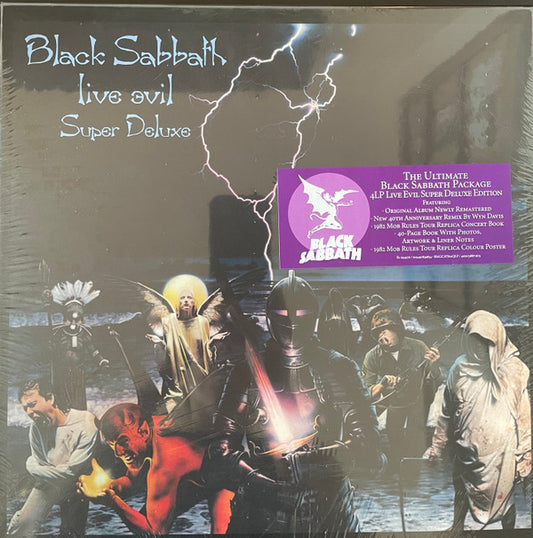 BLACK SABBATH - LIVE EVIL : 4LP DELUXE EDITION (2023) - LP