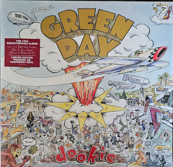 GREEN DAY - DOOKIE : RASPBERRY VINYL (2025 REISSUE) - LP