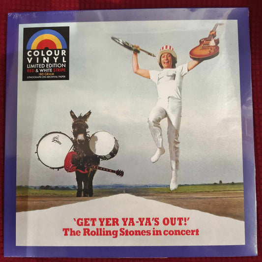 ROLLING STONES - GET YER YA-YA'S OUT!: RED & WHITE STRIPE - LP