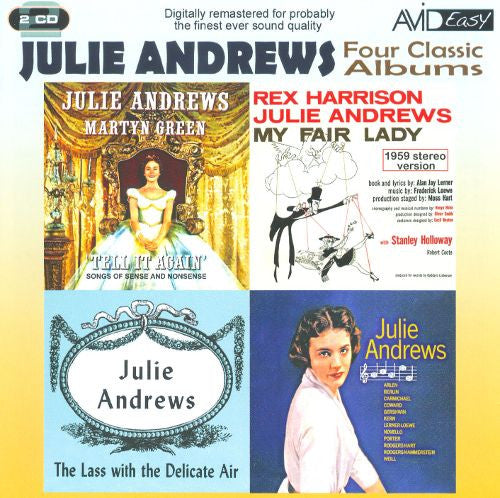 ANDREWS, JULIE - 4 CLASSIC ALBUMS : 2CD SET - CD