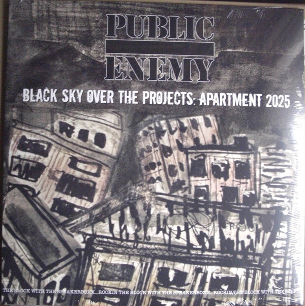 PUBLIC ENEMY - BLACK SKY OVER THE PROJECTS - LP