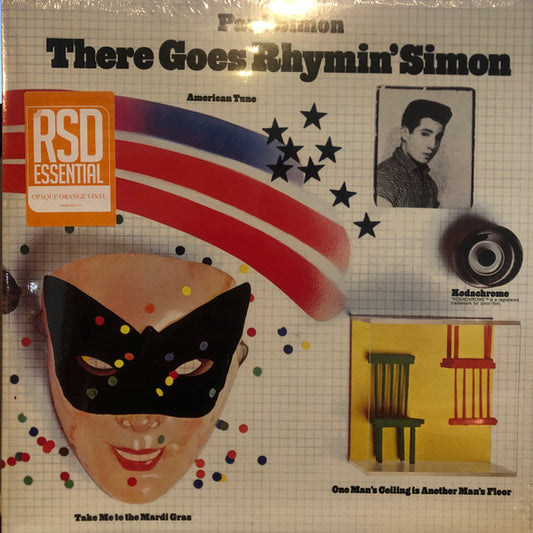 SIMON, PAUL - THERE GOES RHYMIN' SIMON: ORANGE VINYL - LP