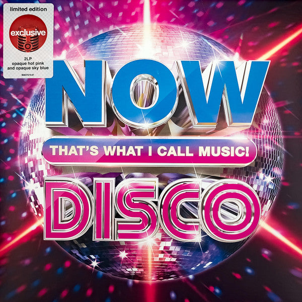 VARIOUS - NOW DISCO : 2LP PINK & BLUE VINYL - LP